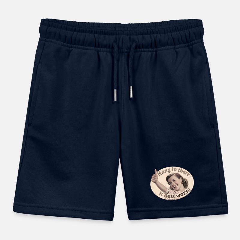 Bleib dran, es wird schlimmer Kinder Organic Joggingshorts Mini Bolter von Stanley/Stella