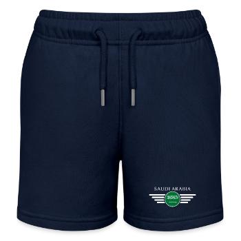 Arabie Saoudite Désert Style Magique Design T-shirt - Short de jogging enfant bio Stanley/Stella - bleu marine - Devant