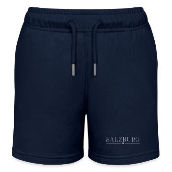 Salzburg, Austria Style Design T-Shirt - Kids Organic Sweat Shorts by Stanley/Stella - navy - Front