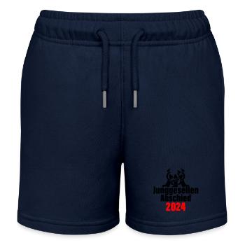 Junggesellenabschied 2024 - Kinder Organic Joggingshorts Mini Bolter von Stanley/Stella - Navy - Vorne