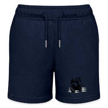Bikergs_bayern - Kinder Organic Joggingshorts Mini Bolter von Stanley/Stella - Navy - Vorne