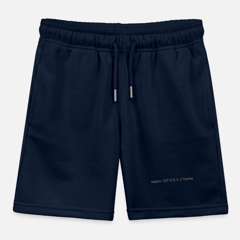 Programmer Nerd IT Joke Developer Home Kids Organic Sweat Shorts by Stanley/Stella