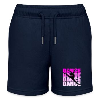 Dance - Kids Organic Sweat Shorts by Stanley/Stella - navy - Front