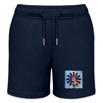 yoga 24 e 38 - Kinder Organic Joggingshorts Mini Bolter von Stanley/Stella - Navy - Vorne