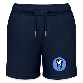 Icône de dentiste dentaire - Short de jogging enfant bio Stanley/Stella - bleu marine - Devant