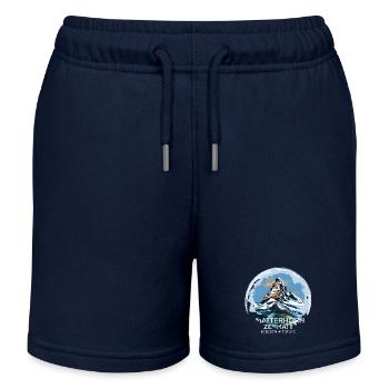 Matterhorn Zermatt Wallis Wandern Schweiz Andenken - Kinder Organic Joggingshorts Mini Bolter von Stanley/Stella - Navy - Vorne