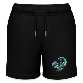 Poirier Dino T-Rex Sport Salto Flip - Short de jogging enfant bio Stanley/Stella - bleu marine - Devant