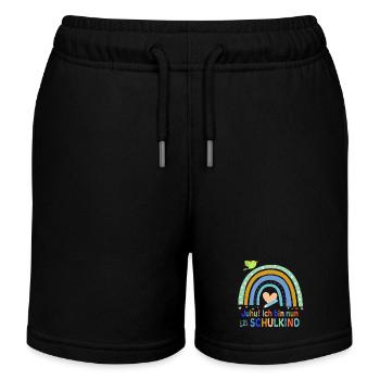 Start of school - Kids Organic Sweat Shorts by Stanley/Stella - navy - Front