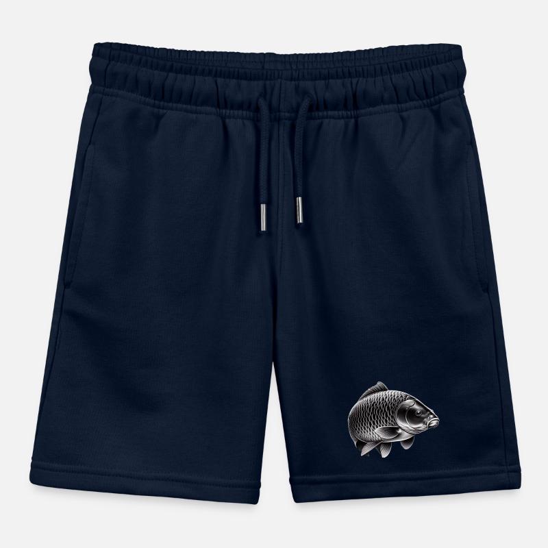 Mirror Carp Kids Organic Sweat Shorts by Stanley/Stella