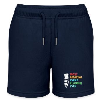Event Planer - Kinder Organic Joggingshorts Mini Bolter von Stanley/Stella - Navy - Vorne