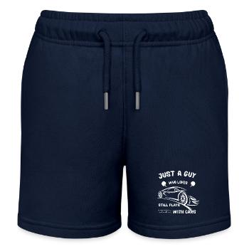 loves still plays with cars 2 - Kinder Organic Joggingshorts Mini Bolter von Stanley/Stella - Navy - Vorne