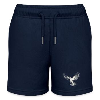 Taube | Heilig-Geist-Hemd | Christliches Symbol - Kinder Organic Joggingshorts Mini Bolter von Stanley/Stella - Navy - Vorne