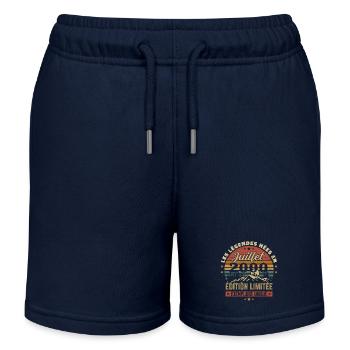Juli 2000 Jahrgangs-Jubiläum 2000 Juli - Kinder Organic Joggingshorts Mini Bolter von Stanley/Stella - Navy - Vorne