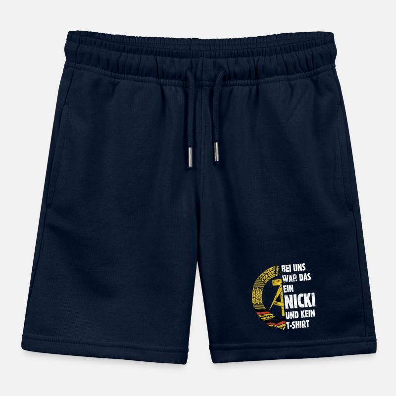 DDR Nicki, Osten, Ossi Spruch, Geschenk Kinder Organic Joggingshorts Mini Bolter von Stanley/Stella
