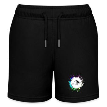 Saturn Icon symbol - Kinder Organic Joggingshorts Mini Bolter von Stanley/Stella - Navy - Vorne