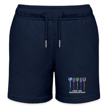 Rechenzentrum Gärtner Garten Gartenarbeit - Kinder Organic Joggingshorts Mini Bolter von Stanley/Stella - Navy - Vorne