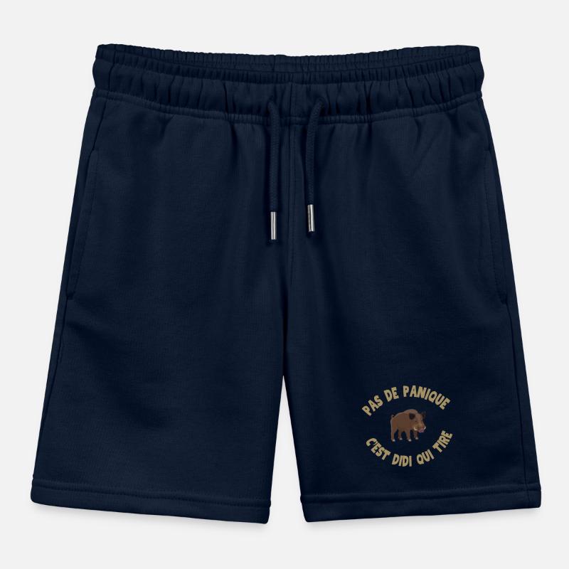 Don't panic, it's Didi who's shooting Kids Organic Sweat Shorts by Stanley/Stella