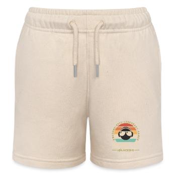 Level 17 - Kids Organic Sweat Shorts by Stanley/Stella - soft Ecru - Front