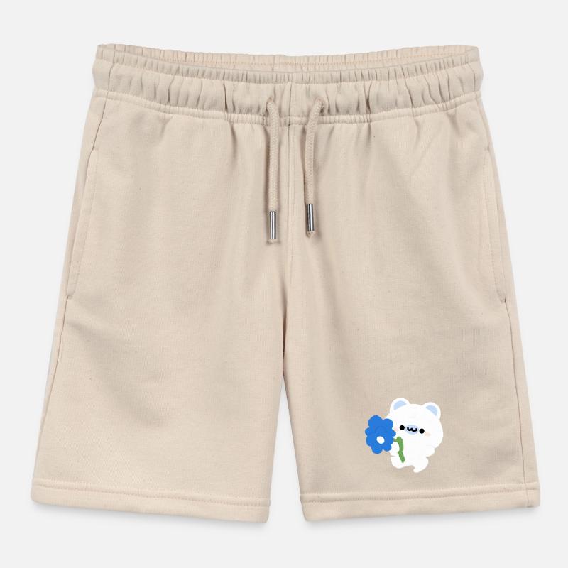 Romantischer Eisbär Kinder Organic Joggingshorts Mini Bolter von Stanley/Stella