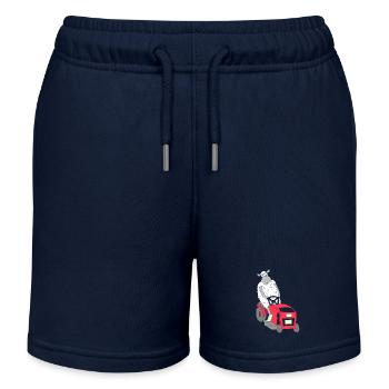Drôle de mouton T-shirt mouton tondeuse MÄH - Short de jogging enfant bio Stanley/Stella - bleu marine - Devant