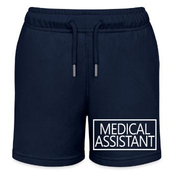 Assistant médical fier diplômé de soins de santé - Short de jogging enfant bio Stanley/Stella - bleu marine - Devant
