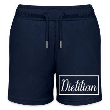 Dietitian Proud Graduated Dietitian Student - Kids Organic Sweat Shorts by Stanley/Stella - navy - Front
