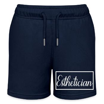 Kosmetikerin Stolzes graduiertes Kosmetikerin-Geschenk - Kinder Organic Joggingshorts Mini Bolter von Stanley/Stella - Navy - Vorne