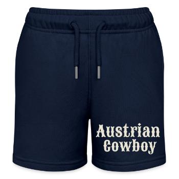 FullLogo Transparent NoBuffer - Short de jogging enfant bio Stanley/Stella - bleu marine - Devant
