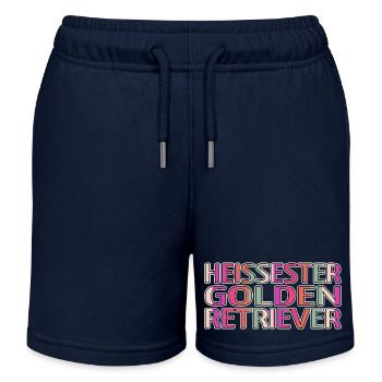Great Dane, Funny, Favorite Dog, Pet, Funny, Bday - Kids Organic Sweat Shorts by Stanley/Stella - navy - Front