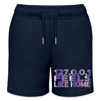 health informatics specialist apparel - Kinder Organic Joggingshorts Mini Bolter von Stanley/Stella - Navy - Vorne
