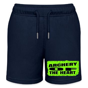 Citations d’amour Blague Amour de soi Événements de tir à l’arc - Short de jogging enfant bio Stanley/Stella - bleu marine - Devant