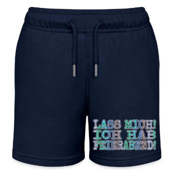 Déclaration idée de cadeau d’anniversaire en disant citation - Short de jogging enfant bio Stanley/Stella - bleu marine - Devant
