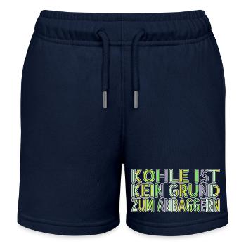 grüne lebensstiltipps geburtstagsgeschenkidee - Kinder Organic Joggingshorts Mini Bolter von Stanley/Stella - Navy - Vorne