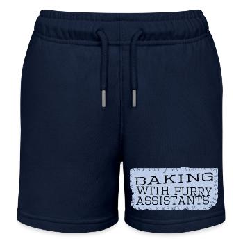 fun animals baking ideas wildlife - Kinder Organic Joggingshorts Mini Bolter von Stanley/Stella - Navy - Vorne