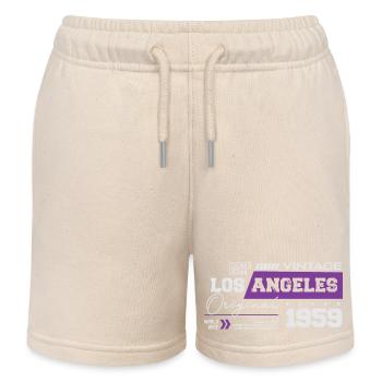 1959 Vintage Born Legend 65 Birthday - Kids Organic Sweat Shorts by Stanley/Stella - soft Ecru - Front