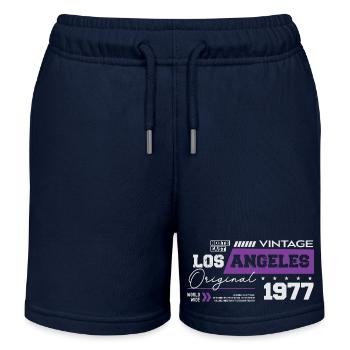 1977 Jahrgang geboren Legende 47 Geburtstag - Kinder Organic Joggingshorts Mini Bolter von Stanley/Stella - Navy - Vorne