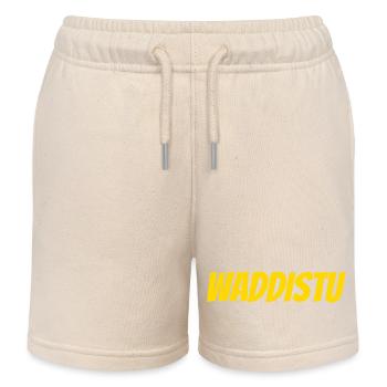 WADDISTU?! – Antwerpen Ongelofshirt - Kinder Organic Joggingshorts Mini Bolter von Stanley/Stella - Natur - Vorne