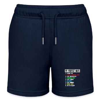MY PERFECT DIVE DAY - DIVING - perfect day - Kids Organic Sweat Shorts by Stanley/Stella - navy - Front
