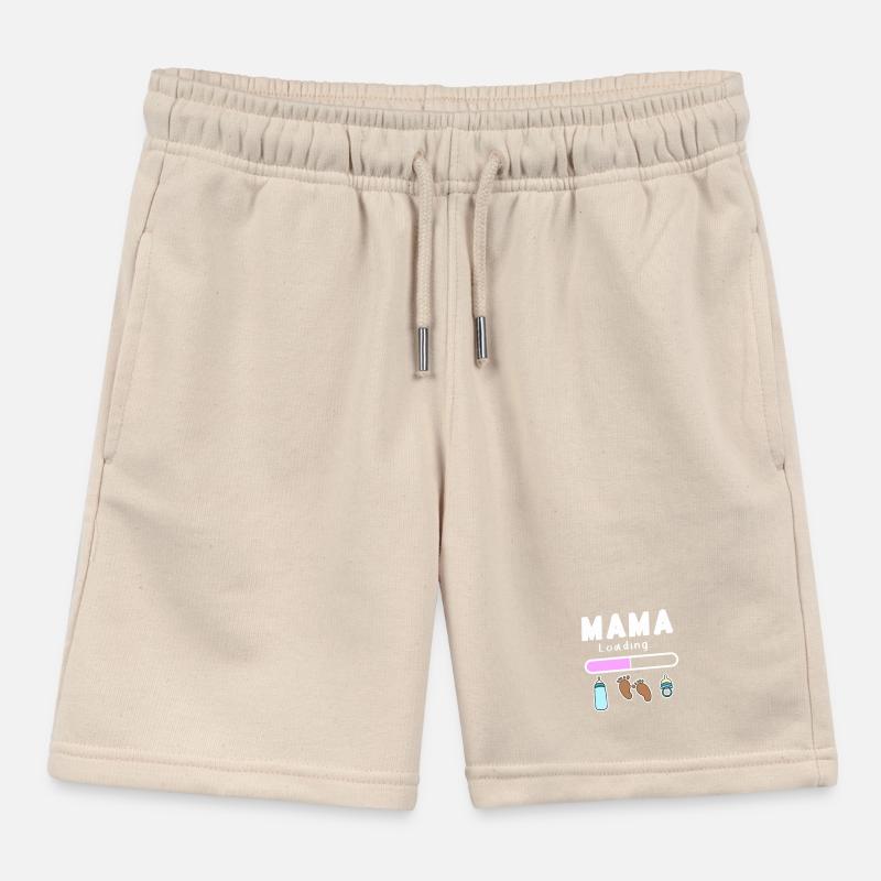 expectant mother - mom is loading Kids Organic Sweat Shorts by Stanley/Stella
