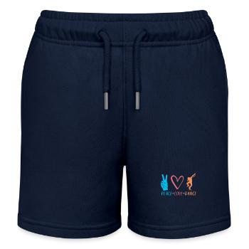 Tanzen Tänzer Geschenk - Kinder Organic Joggingshorts Mini Bolter von Stanley/Stella - Navy - Vorne