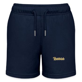 Rubbish - Kinder Organic Joggingshorts Mini Bolter von Stanley/Stella - Navy - Vorne