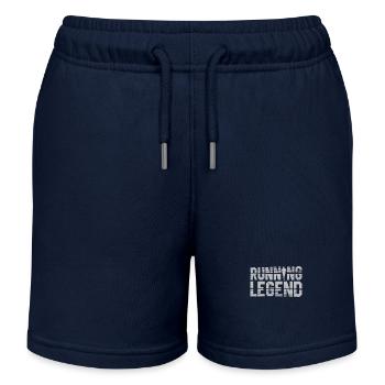 Running Legend Runner Marathon Trail Running - Kinder Organic Joggingshorts Mini Bolter von Stanley/Stella - Navy - Vorne