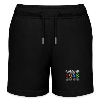 1948 - Jahrgang 1948 - Fantastisch seit 1948 - Kinder Organic Joggingshorts Mini Bolter von Stanley/Stella - Navy - Vorne
