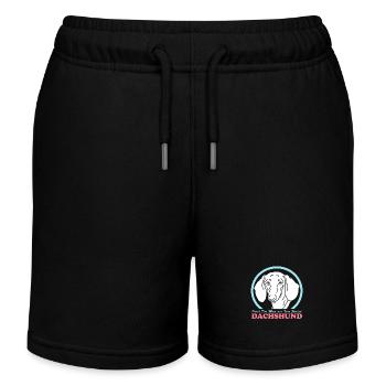 Dachshund Mom Dachshund Dogs Dog Owner Gift - Kids Organic Sweat Shorts by Stanley/Stella - navy - Front