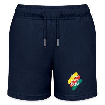Rire Love Run - Short de jogging enfant bio Stanley/Stella - bleu marine - Devant