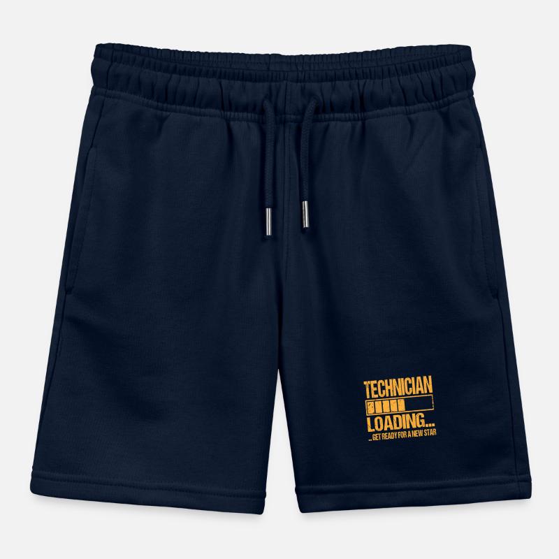 Technician loading Technician Training Kids Organic Sweat Shorts by Stanley/Stella