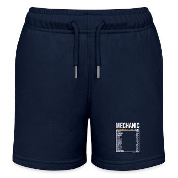Mechaniker tageswerte Lustiger Mechaniker - Kinder Organic Joggingshorts Mini Bolter von Stanley/Stella - Navy - Vorne