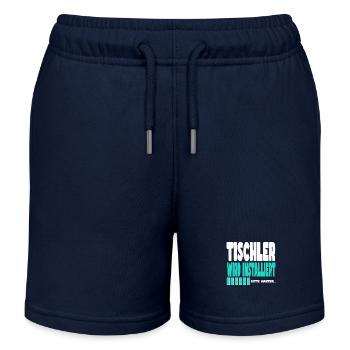 Tischler wird installiert - Kinder Organic Joggingshorts Mini Bolter von Stanley/Stella - Navy - Vorne