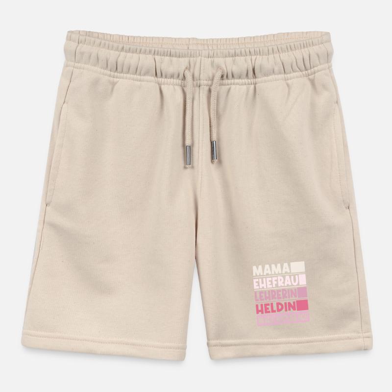 Lehrerin Mama Ehefrau Heldin Kinder Organic Joggingshorts Mini Bolter von Stanley/Stella