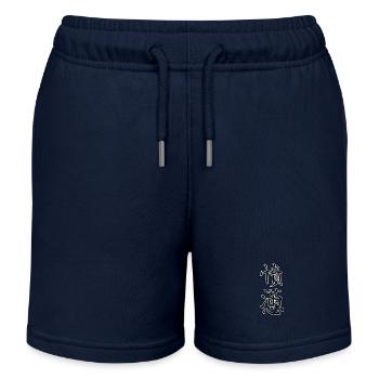 Japan KANJI Caliphraphy Japan Symbol Anger - Kids Organic Sweat Shorts by Stanley/Stella - navy - Front